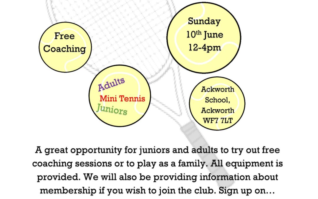 Free Tennis Coaching