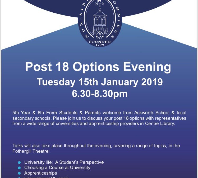 Post 18 Options Evening
