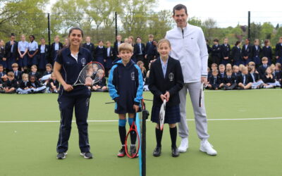 Tim Henman visits Ackworth School to spur on more youngsters to pursue their tennis dreams