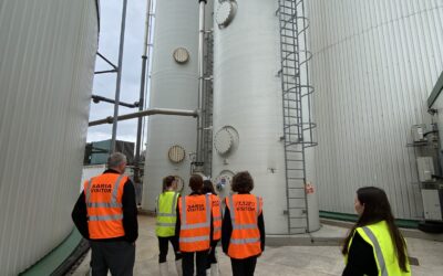 With churned stomachs and pegged noses, Ackworth School pupils visit ReFood to see just what happens to our food waste! 